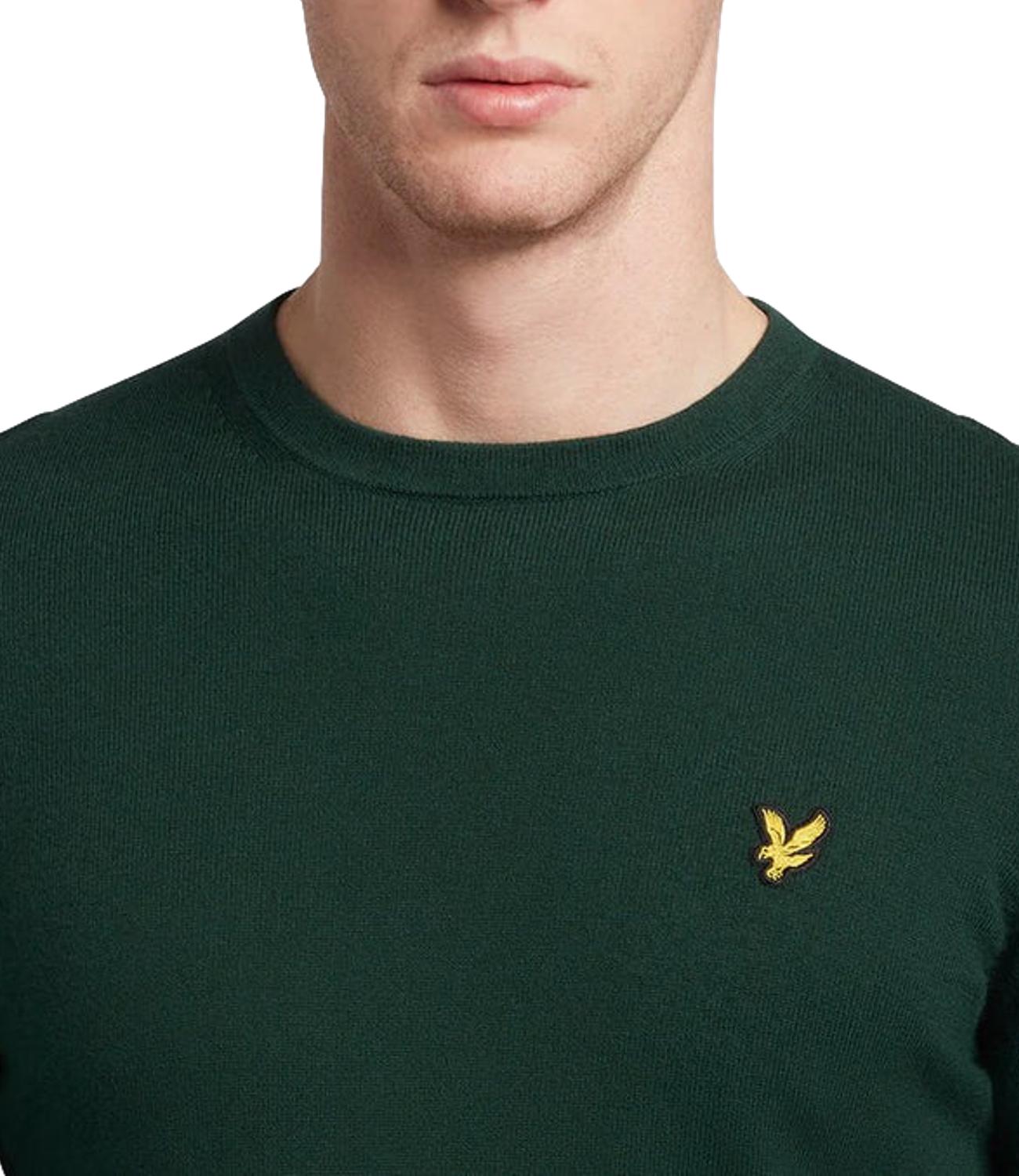 Pullover girocollo Lyle & Scott verde inglese