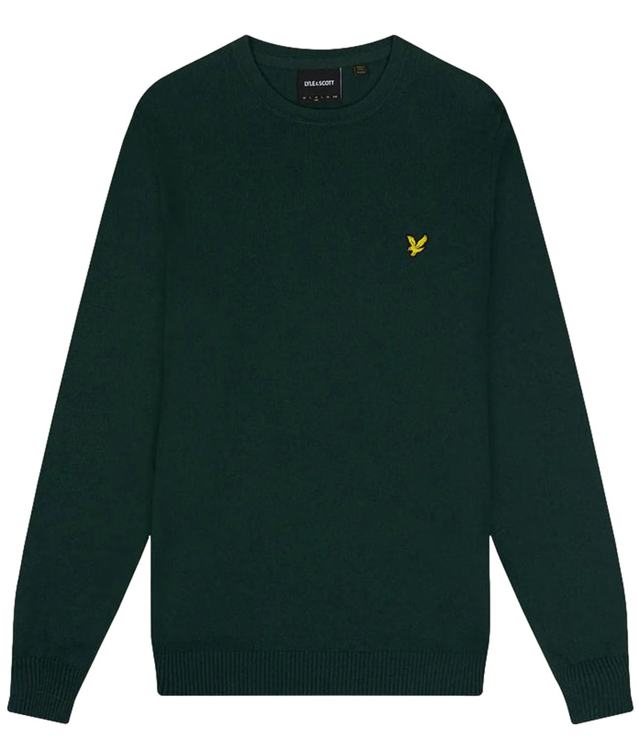 Pullover girocollo Lyle & Scott verde inglese