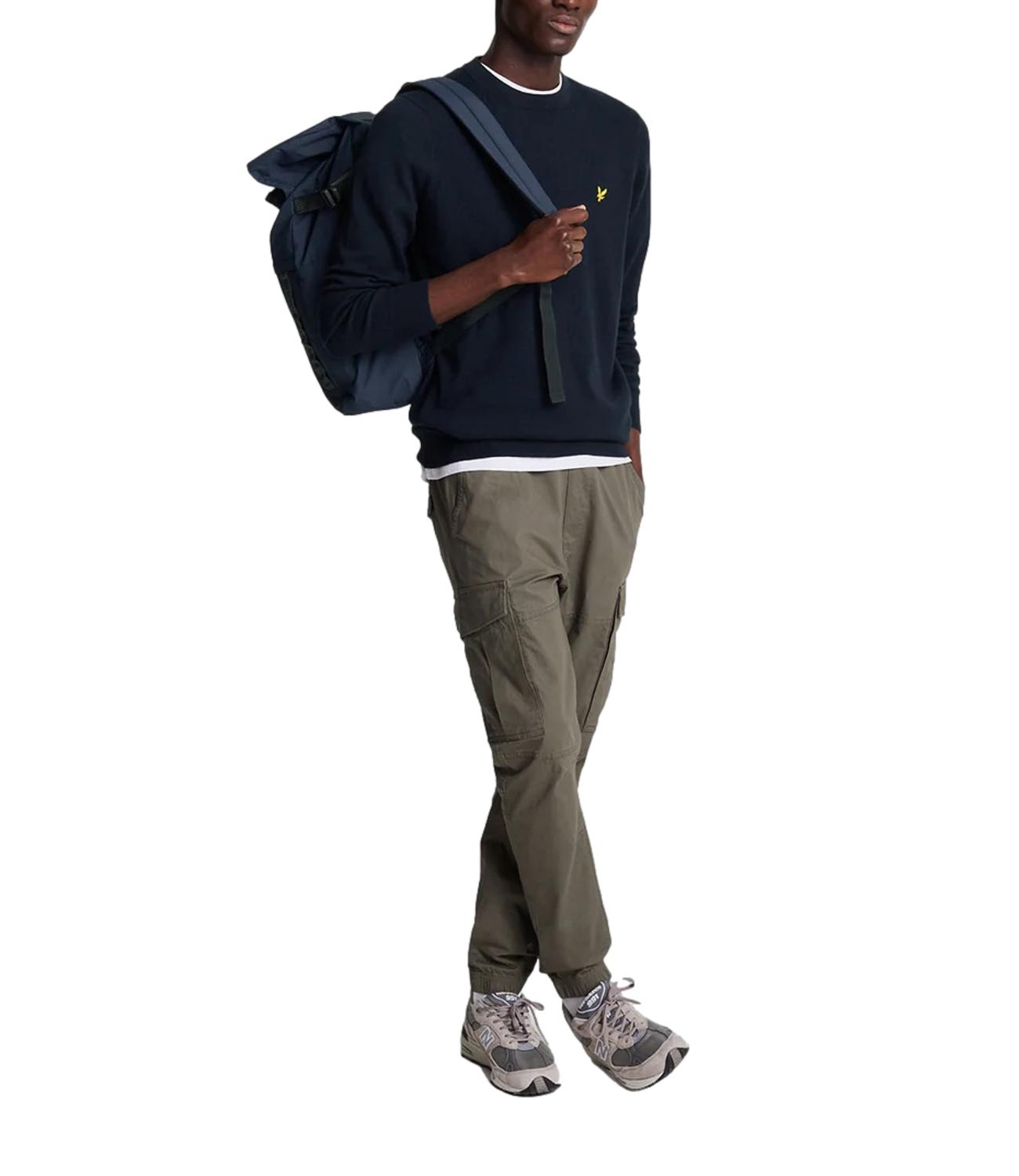 Pullover girocollo Lyle & Scott blu navy