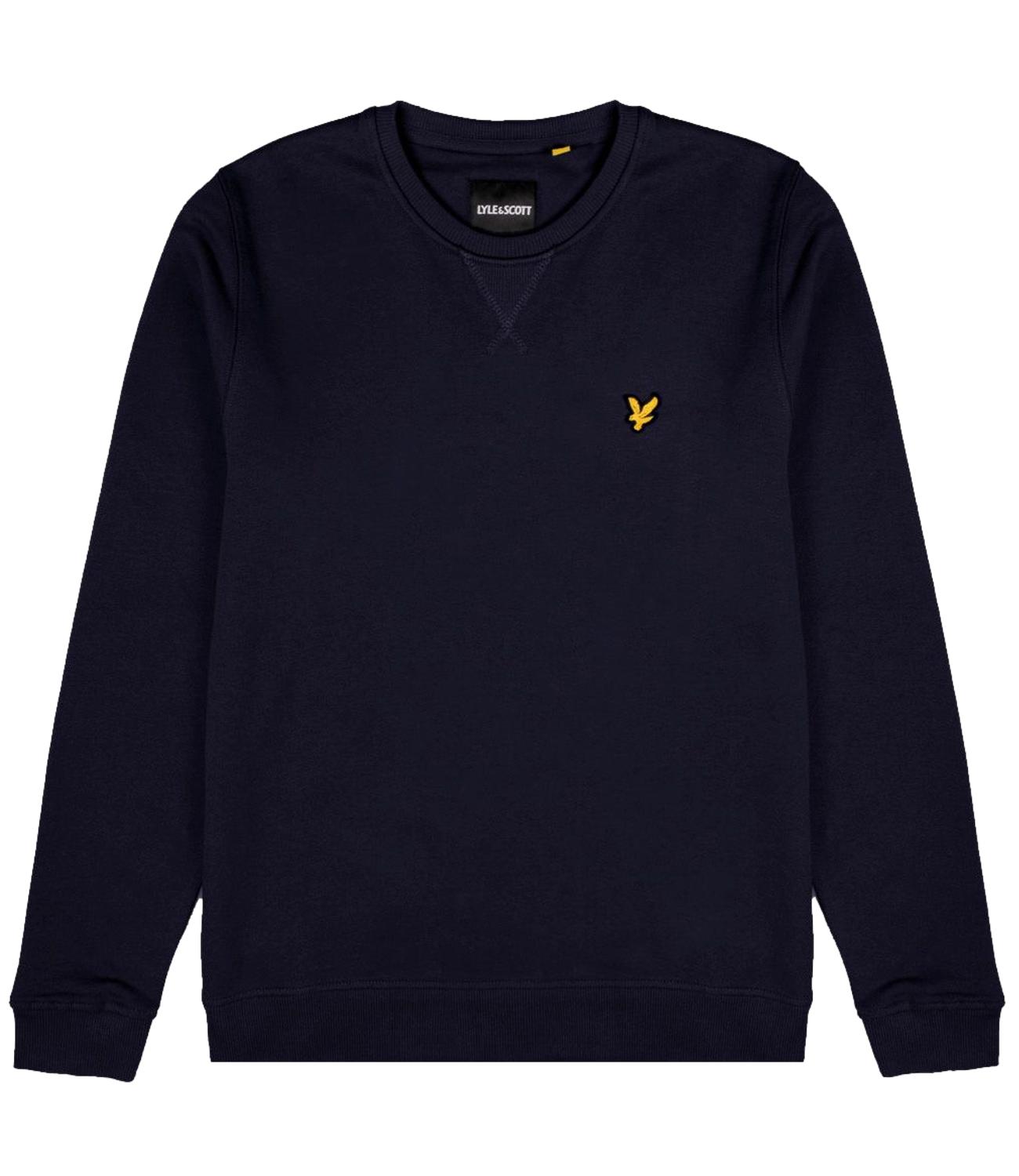 Felpa girocollo Lyle & Scott blu navy