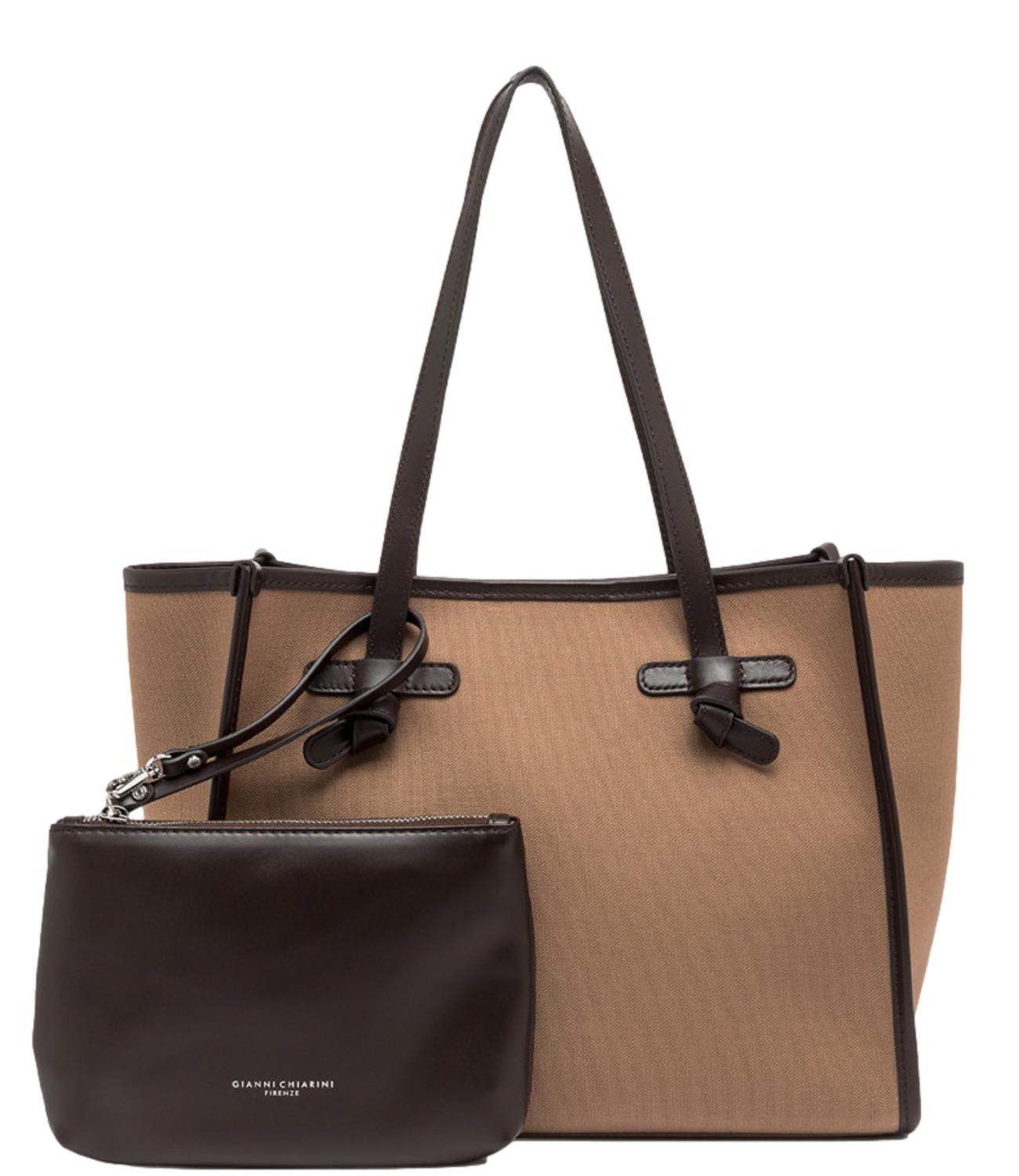 Marcella by Gianni Chiarini Borsa Canapa-Espresso-Canapa Donna