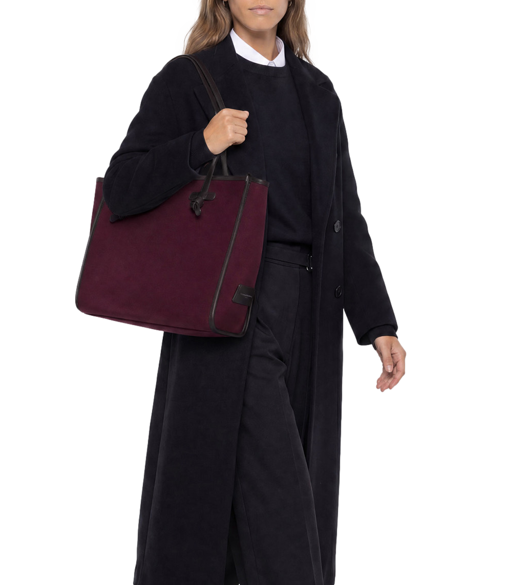 Marcella by Gianni Chiarini Borsa Oxblood-Canapa-Espresso Donna