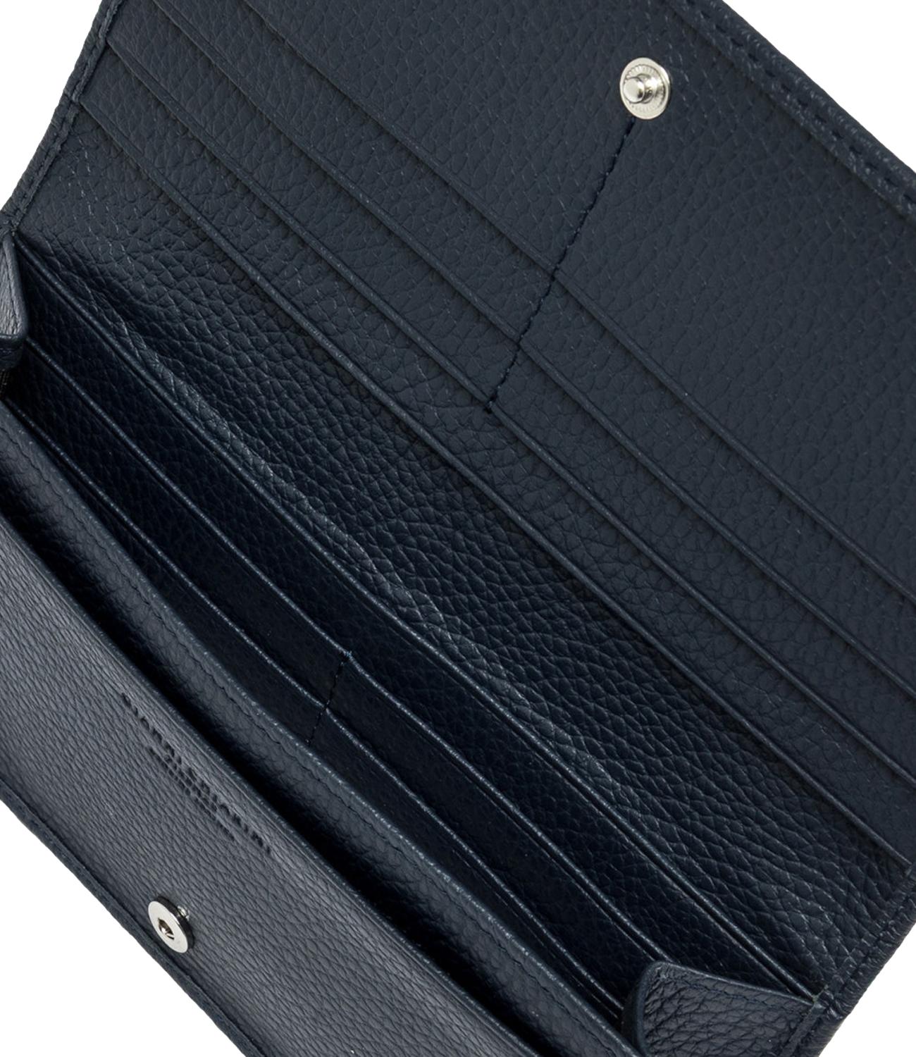 Marcella By Gianni Chiarini Portafoglio Wallets Grain Navy Donna