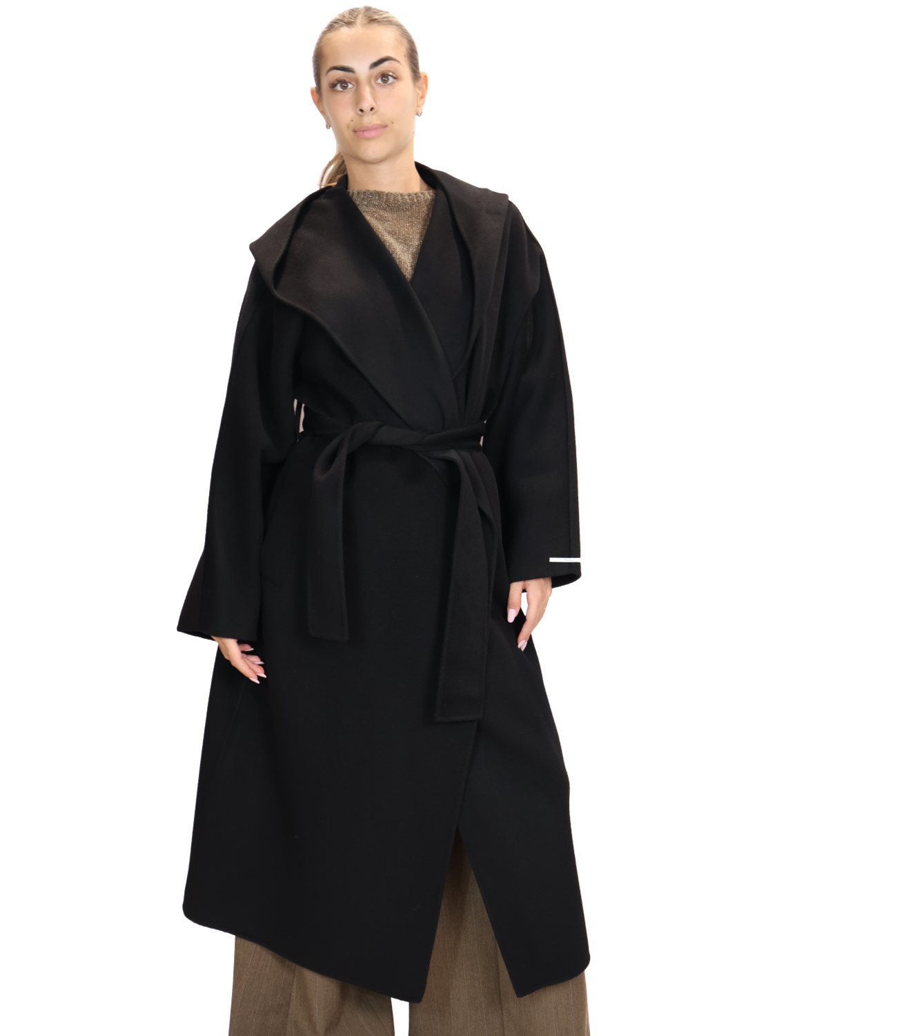 Marella Cappotto Mllcertosa Nero Donna