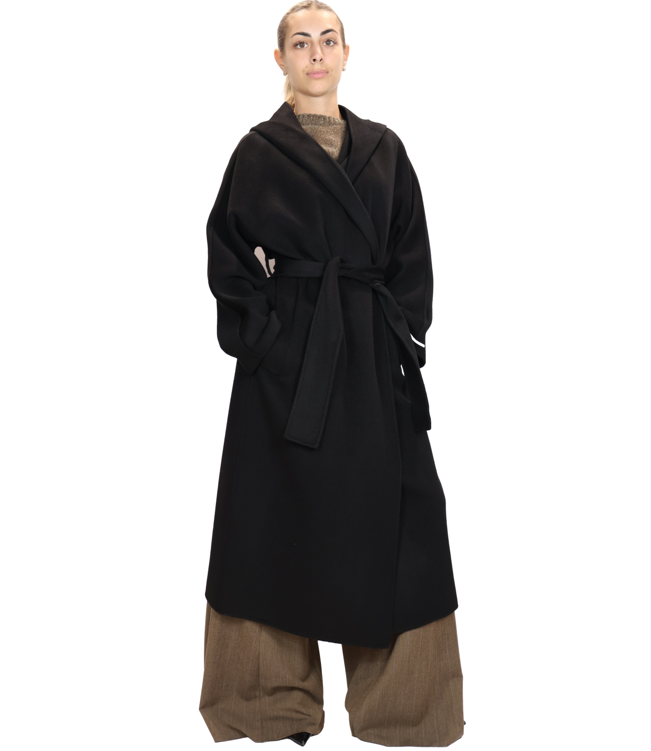 Marella Cappotto Mllcertosa Nero Donna