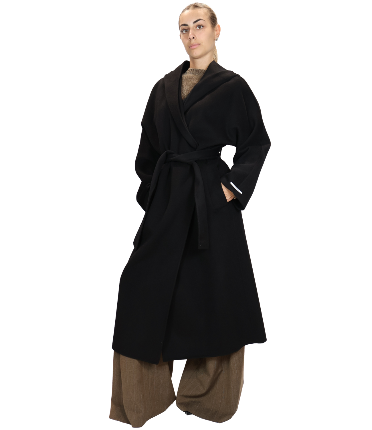 Marella Cappotto Mllcertosa Nero Donna
