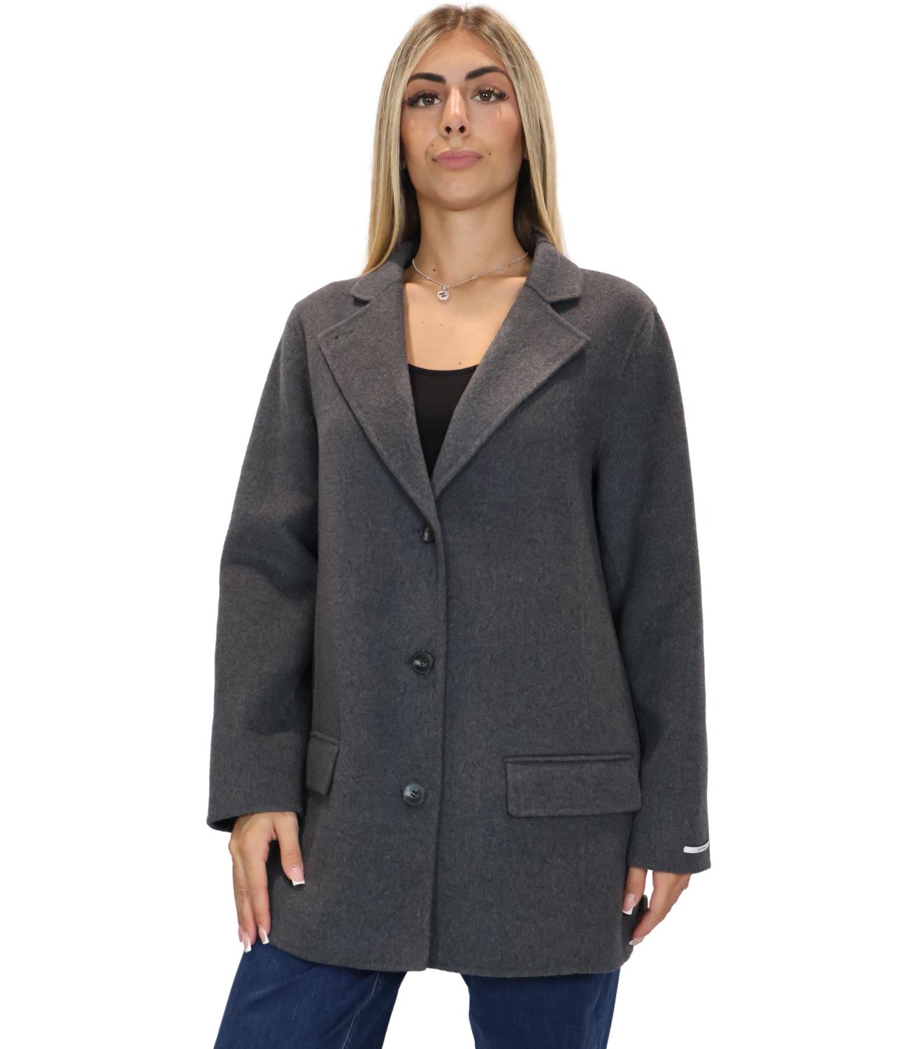Marella Giaccone Grigio Donna