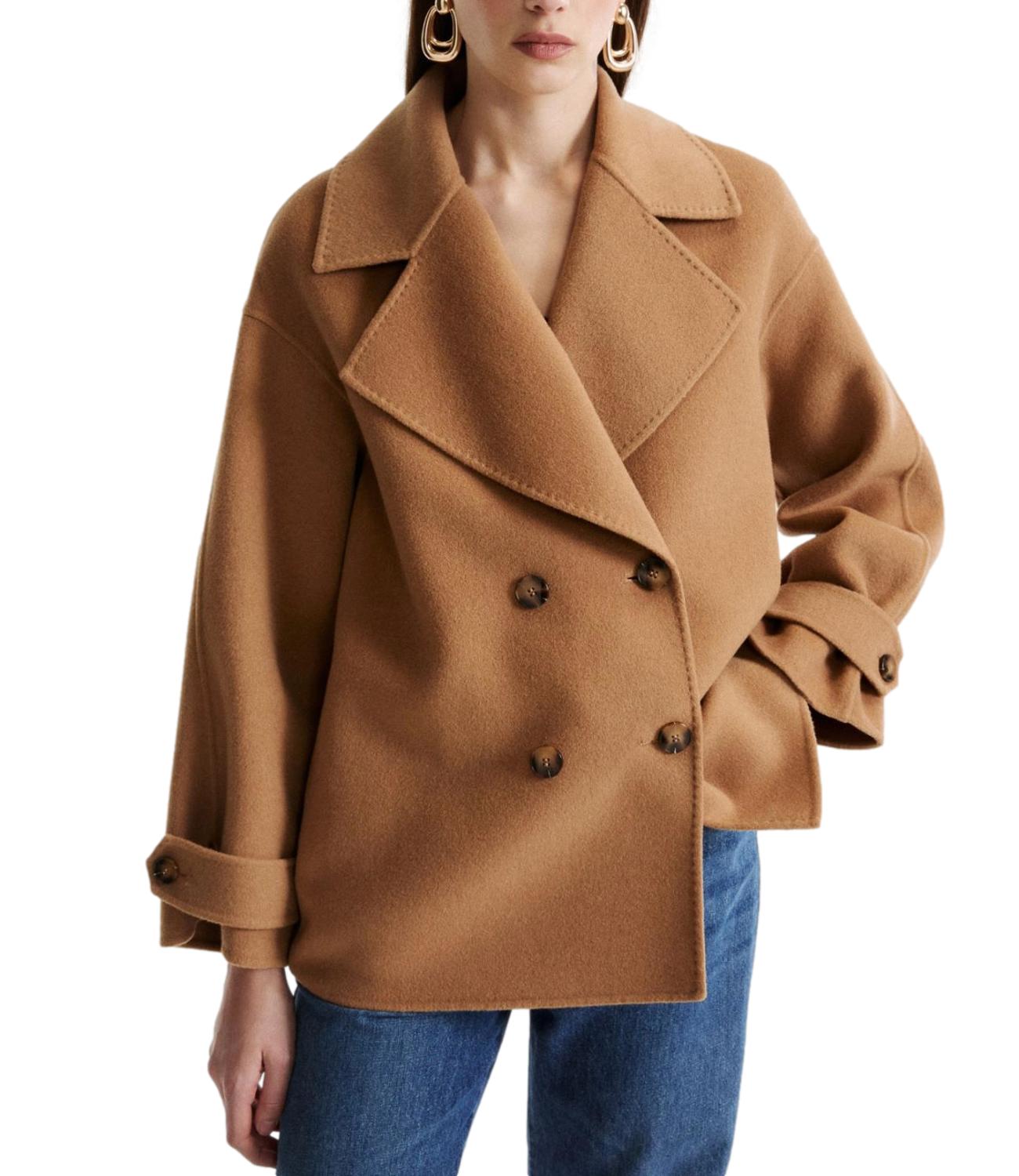 Marella Giaccone Mlldeserto Cammello Donna