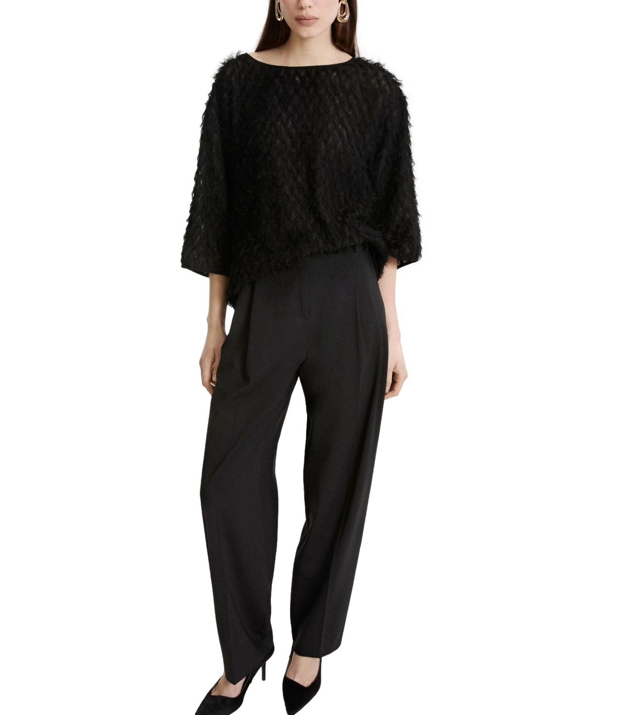 Marella Pantalone Mllodino Nero Donna