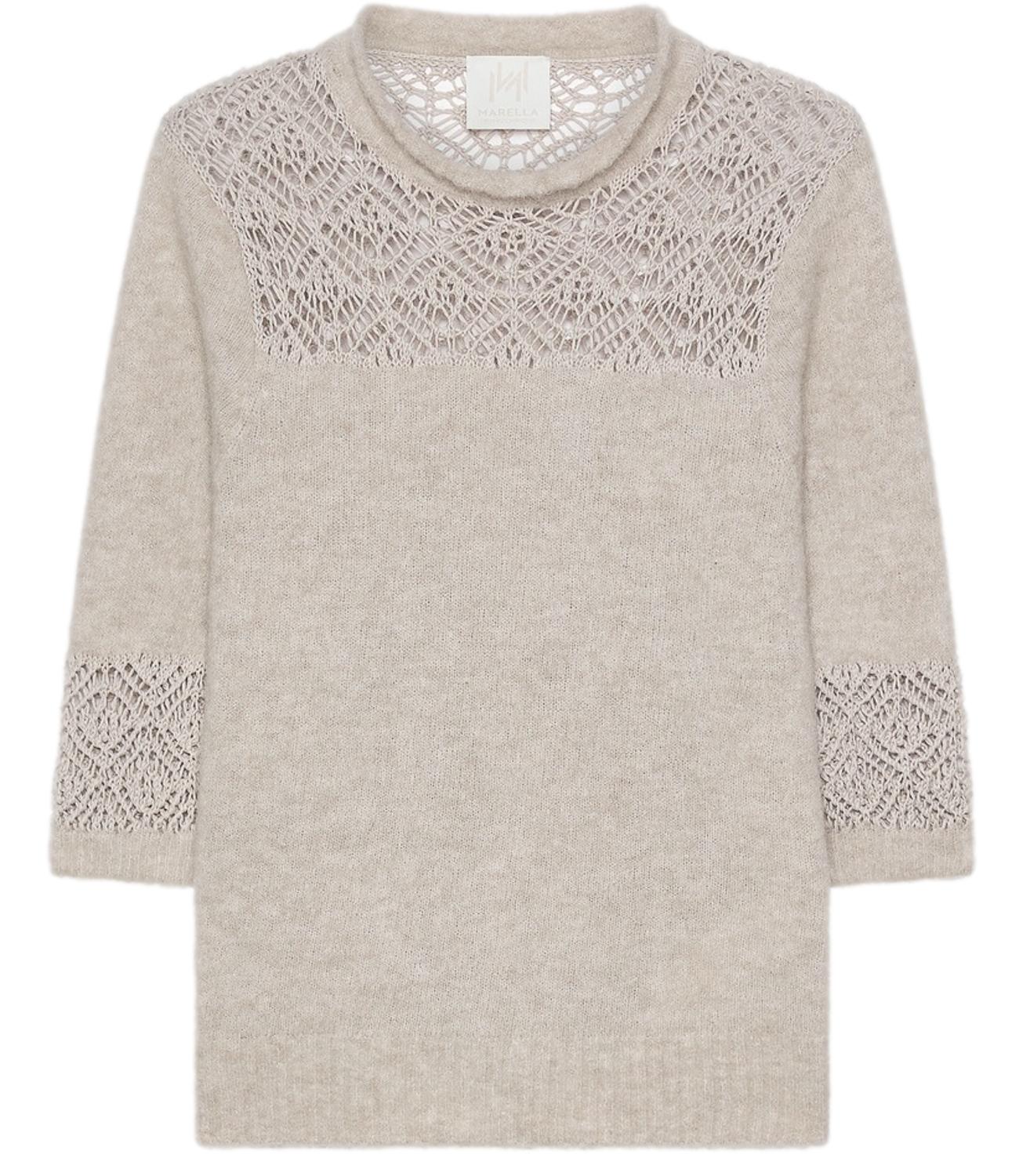 Marella Monochrome Maglia Mllverace Tortora Donna