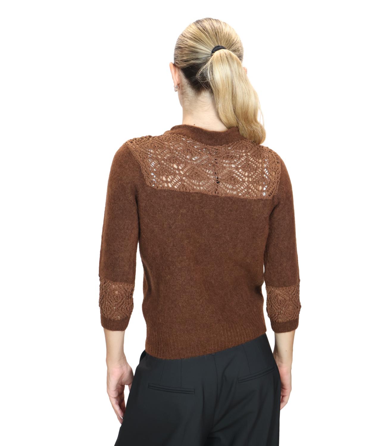 MARELLA MONOCHROME maglia Mllverace caramello donna