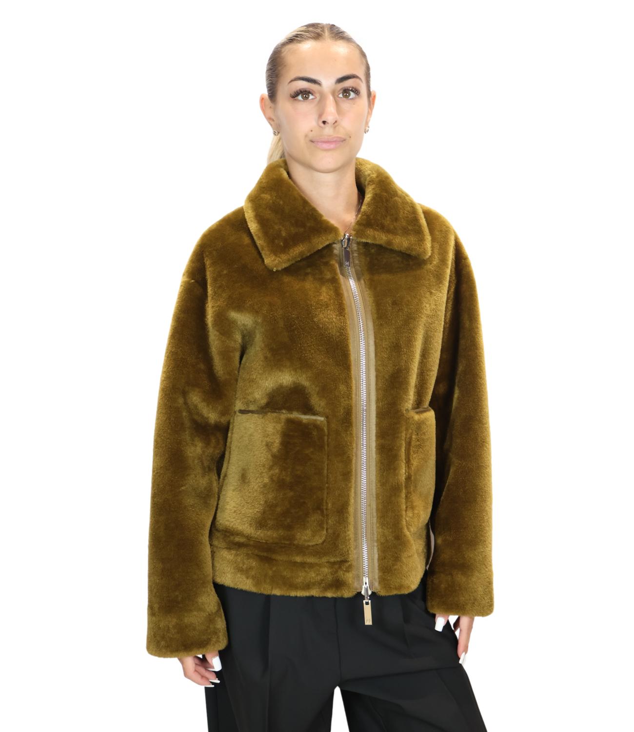 MARELLA MONOCHROME giacca Mllnuvole verde olio donna