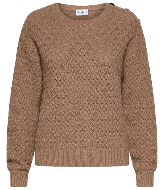 Marella Sport Maglia Mlsgiberna Nocciola Donna