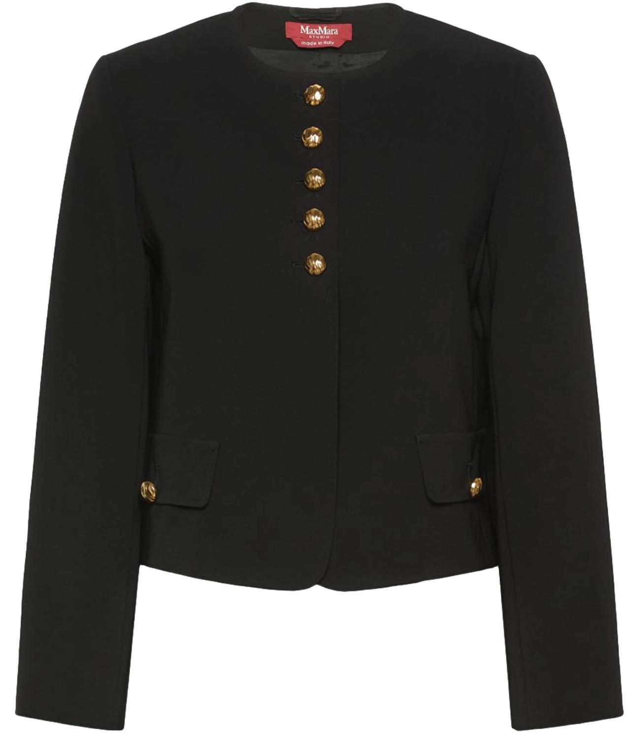 Max Mara Studio Giacca Paniere nera donna