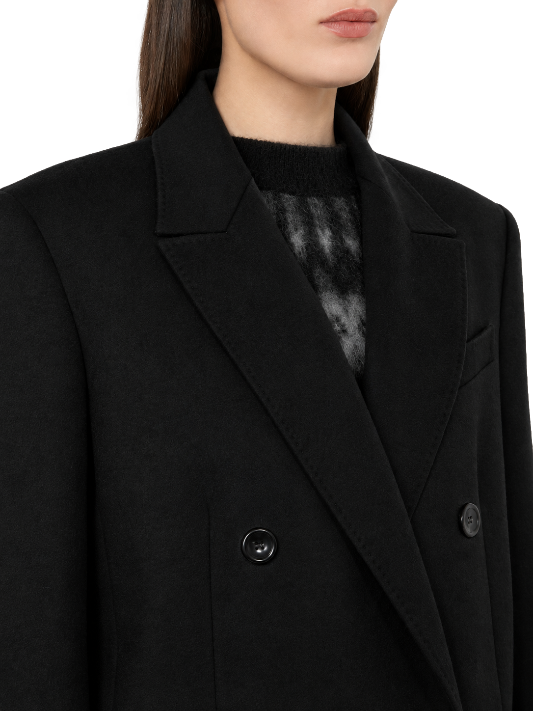 Msthobby Cappotto Max Mara Studio nero lana