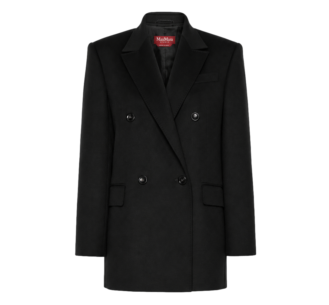 Msthobby Cappotto Max Mara Studio nero lana