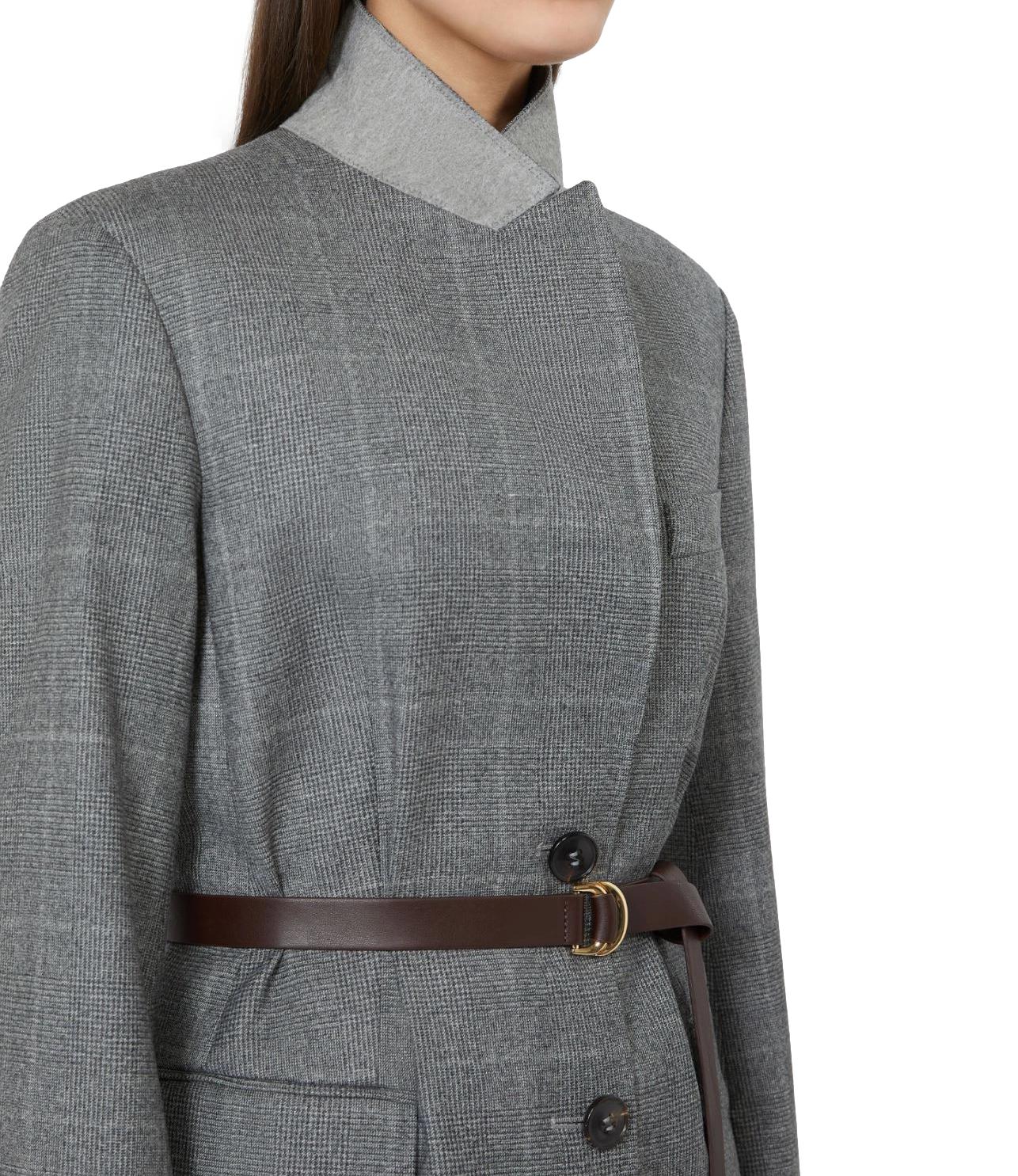 Max Mara Studio Giacca Mstquagga Grigio Scuro Donna