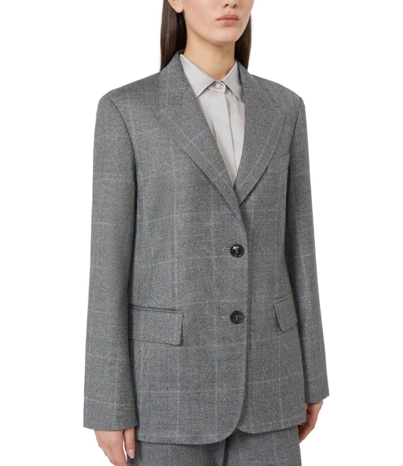 Max Mara Studio Giacca Mstquagga Grigio Scuro Donna