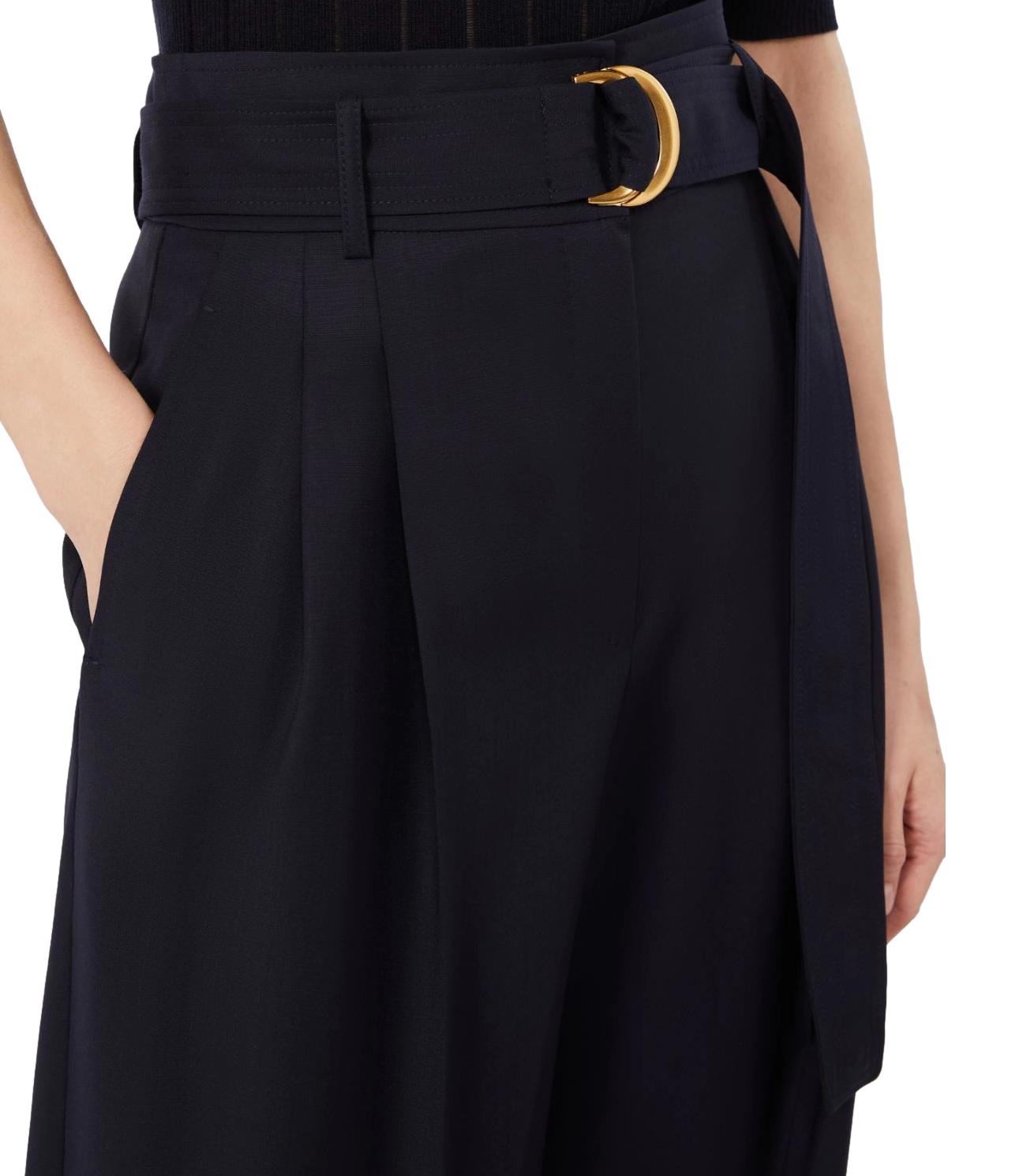 Max Mara Studio Pantalone Mstserio Blu Donna