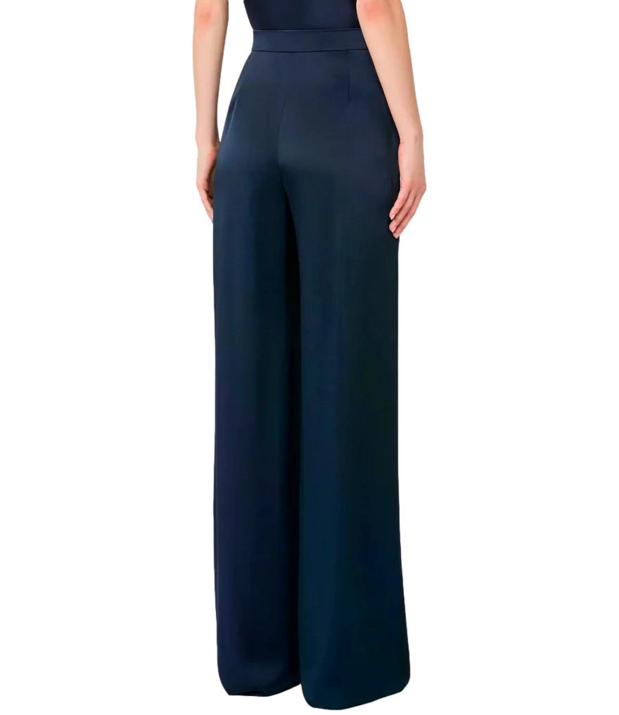 Pntaloni Max Mara Studio blu Msealpaca
