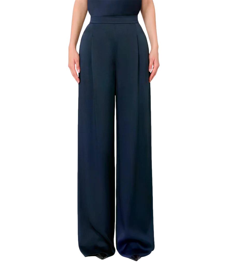 Pntaloni Max Mara Studio blu Msealpaca