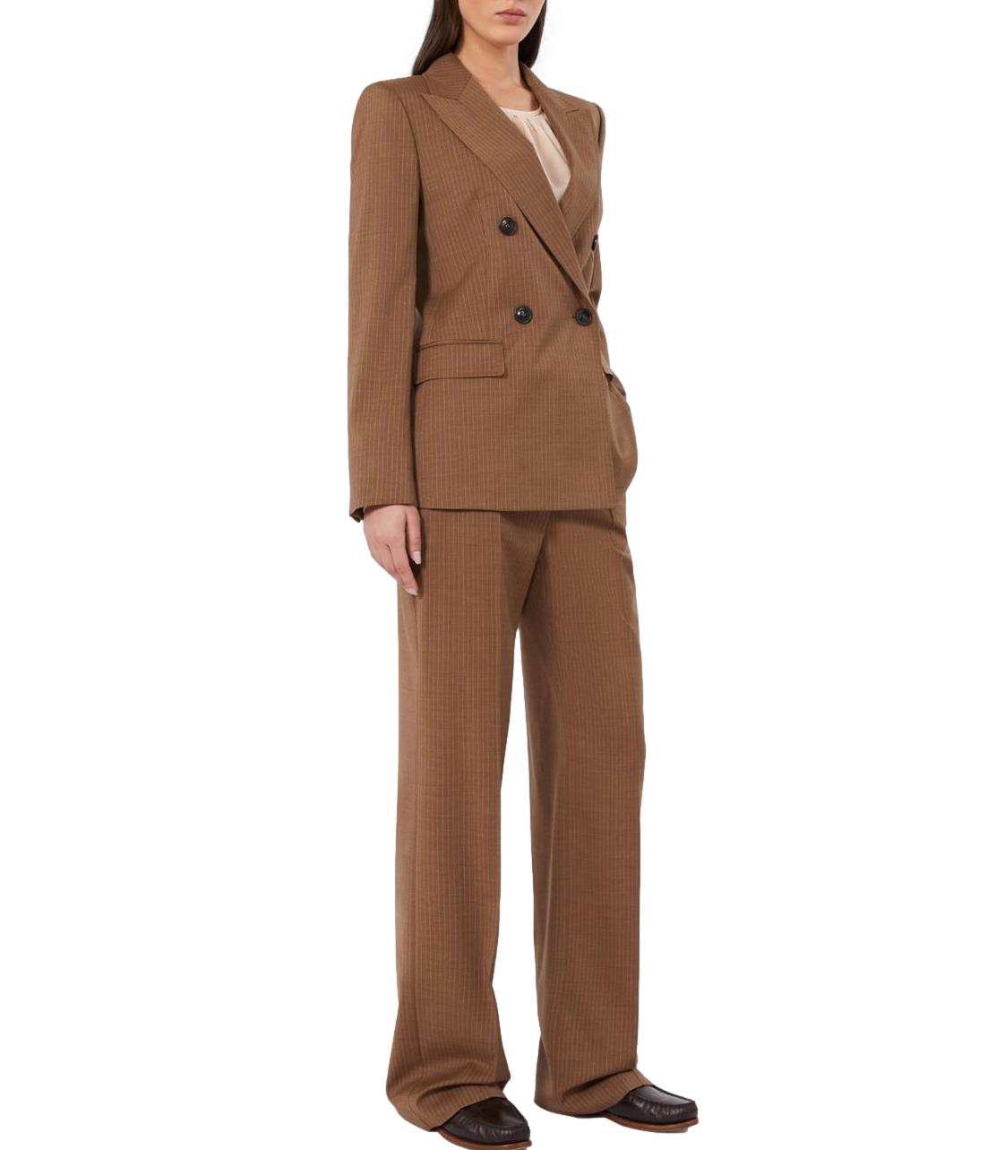 Max Mara Studio Pantalone Mstcambusa Cammello Donna