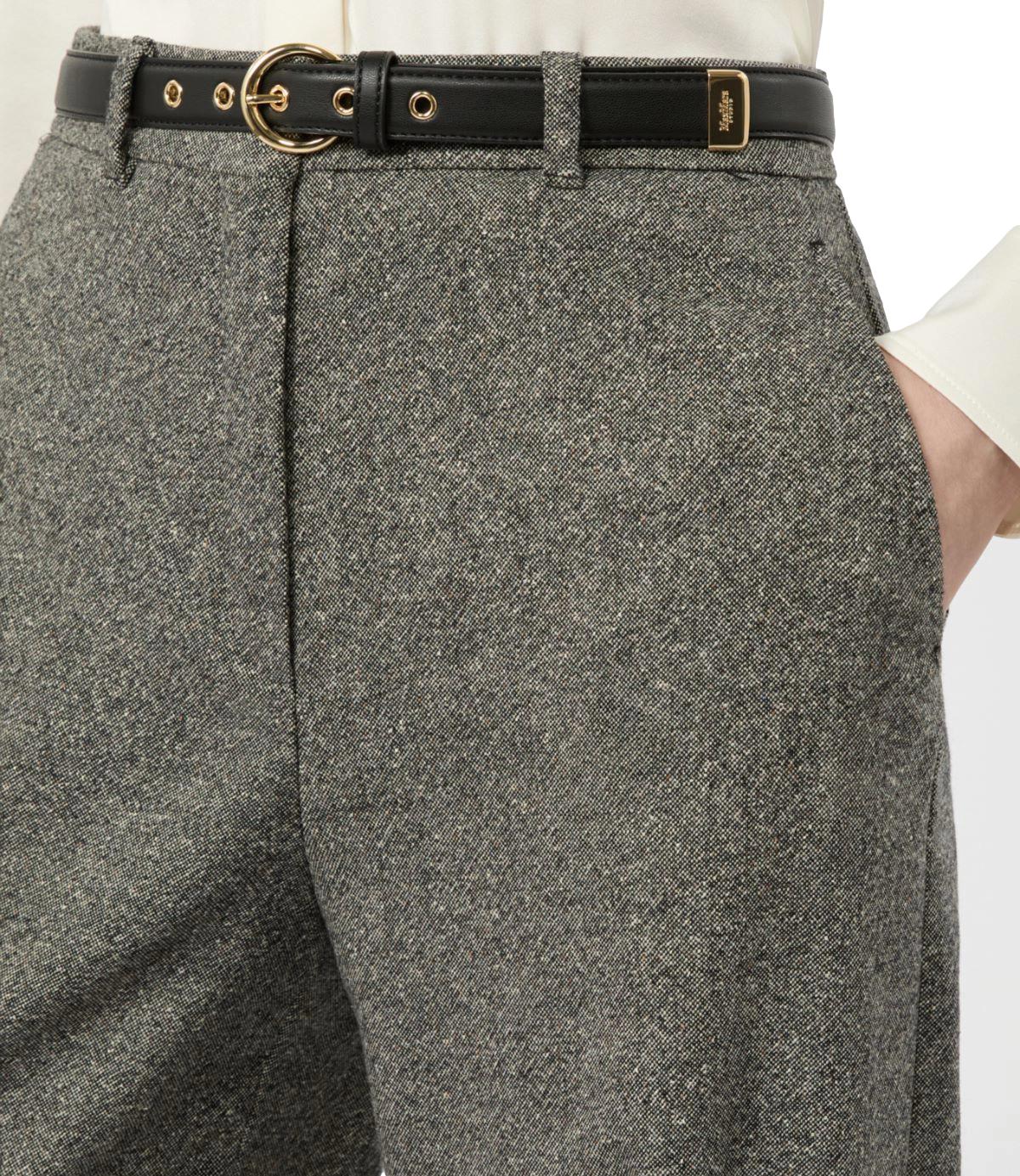Max Mara Studio Pantalone Mstgioia Bianco Nero Donna