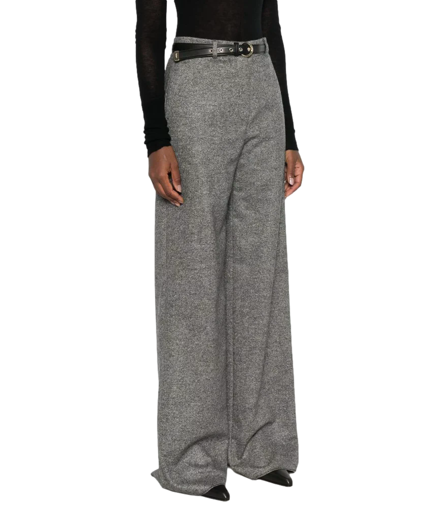 Mstamico pantalone grigio in lana donegal