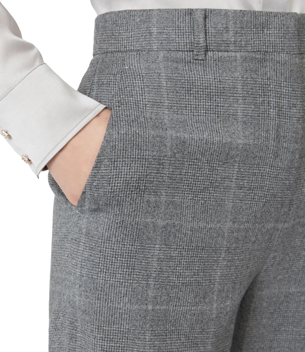 Max Mara Studio Pantalone Mstagile Grigio Scuro Donna
