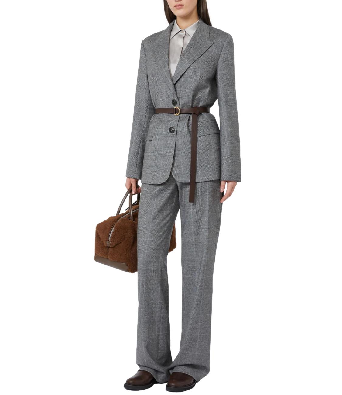 Max Mara Studio Pantalone Mstagile Grigio Scuro Donna