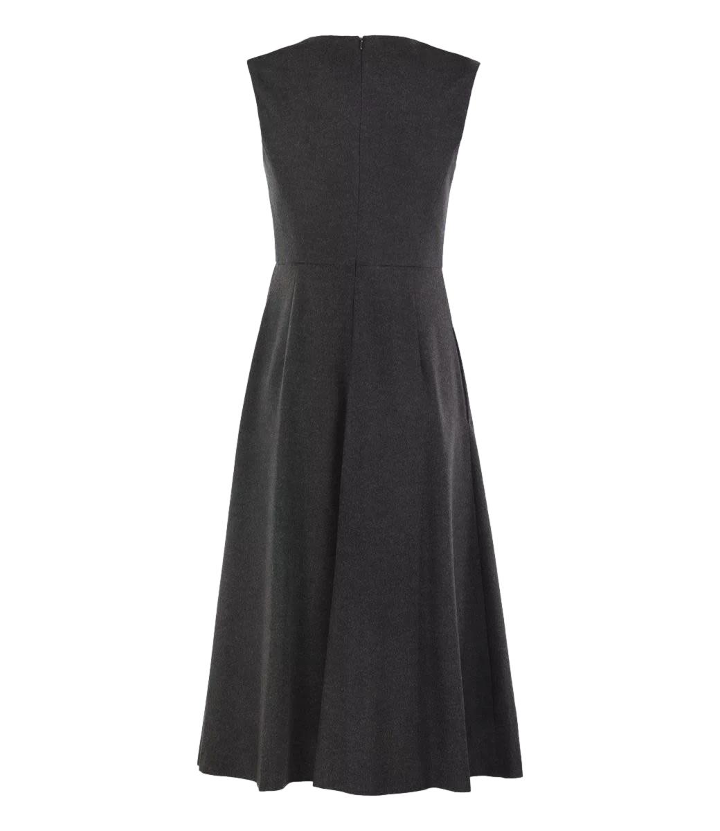 Vestito Max Mara Studio Mstcurva grigio antracite