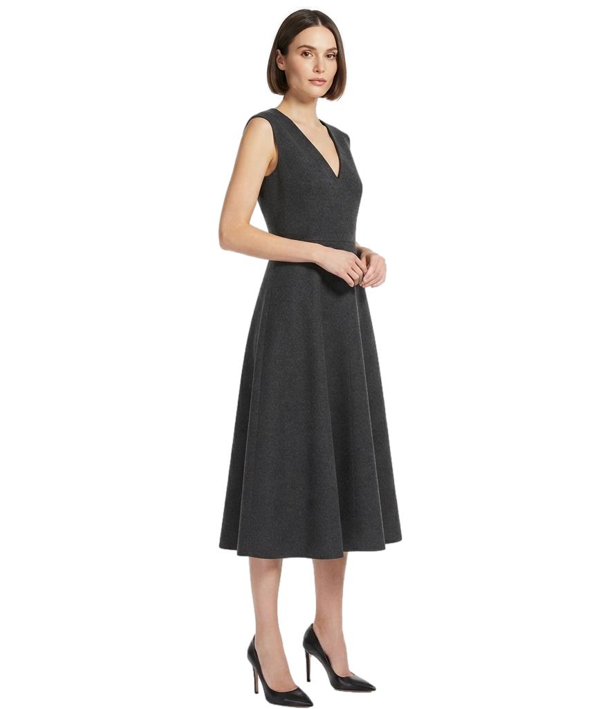 Vestito Max Mara Studio Mstcurva grigio antracite