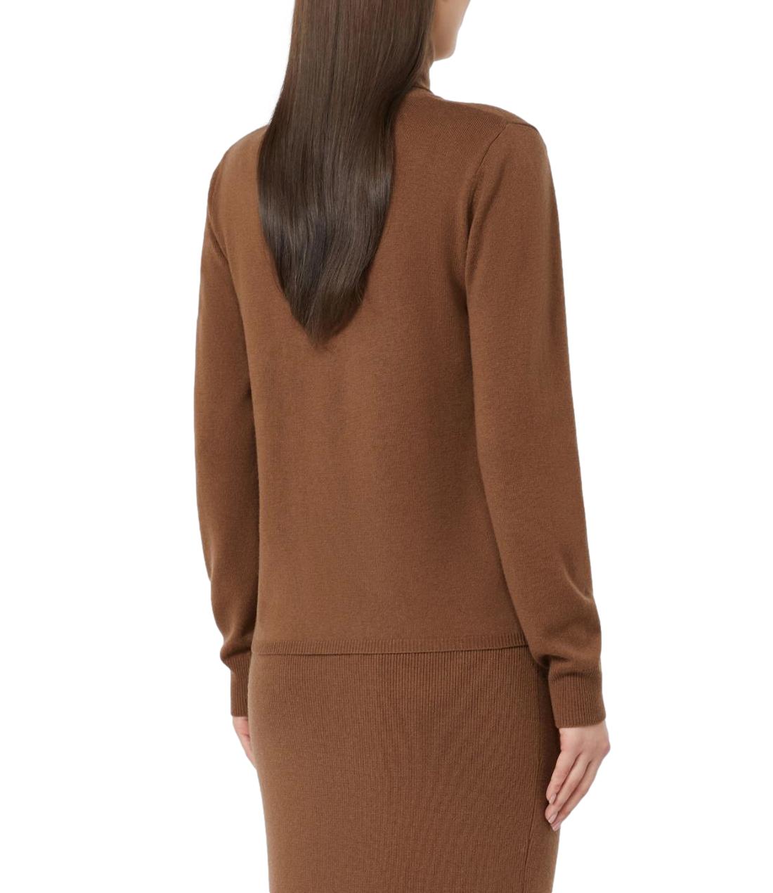 Max Mara Studio Maglia Msteducata Cuoio Donna