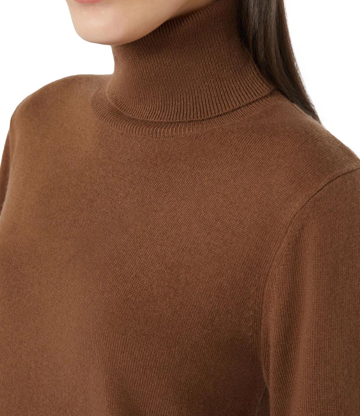 Max Mara Studio Maglia Msteducata Cuoio Donna