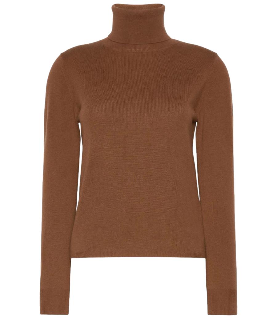 Max Mara Studio Maglia Msteducata Cuoio Donna