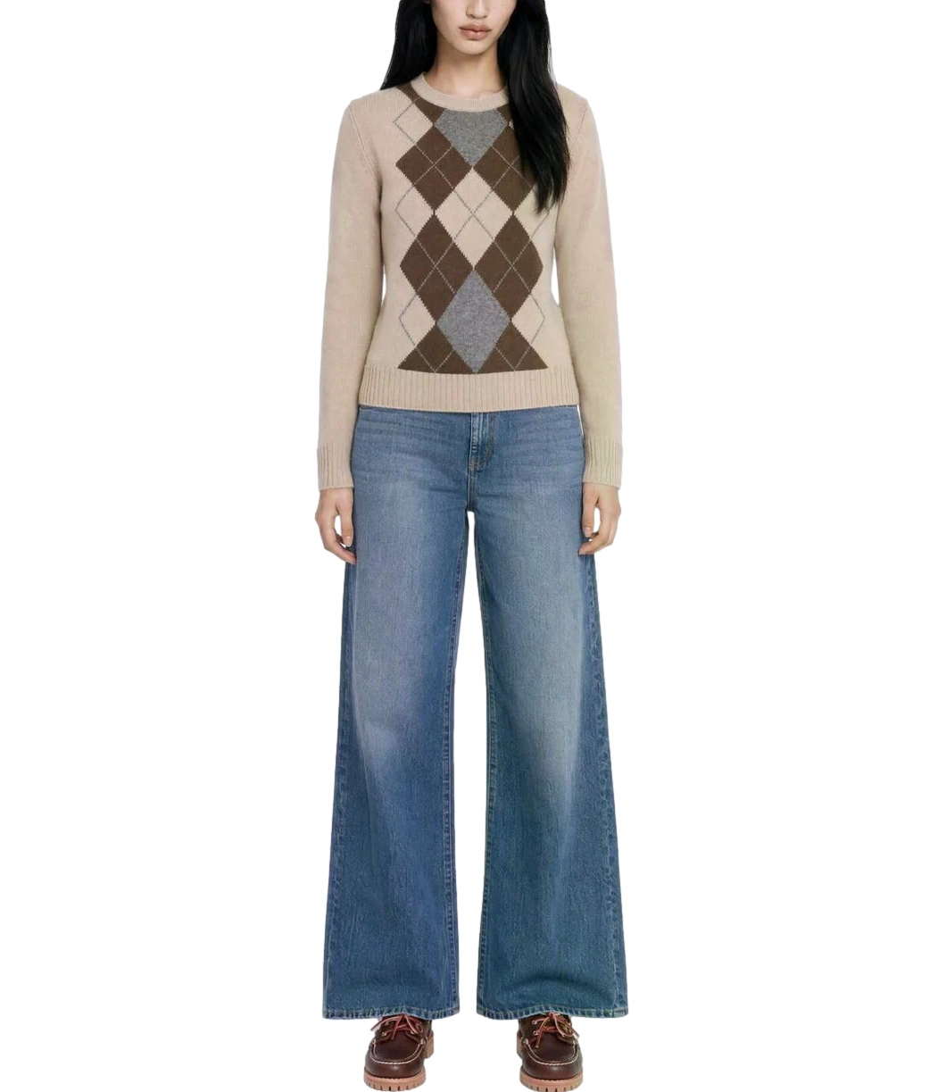 Max Mara Studio Mstfaraone beige a rombi