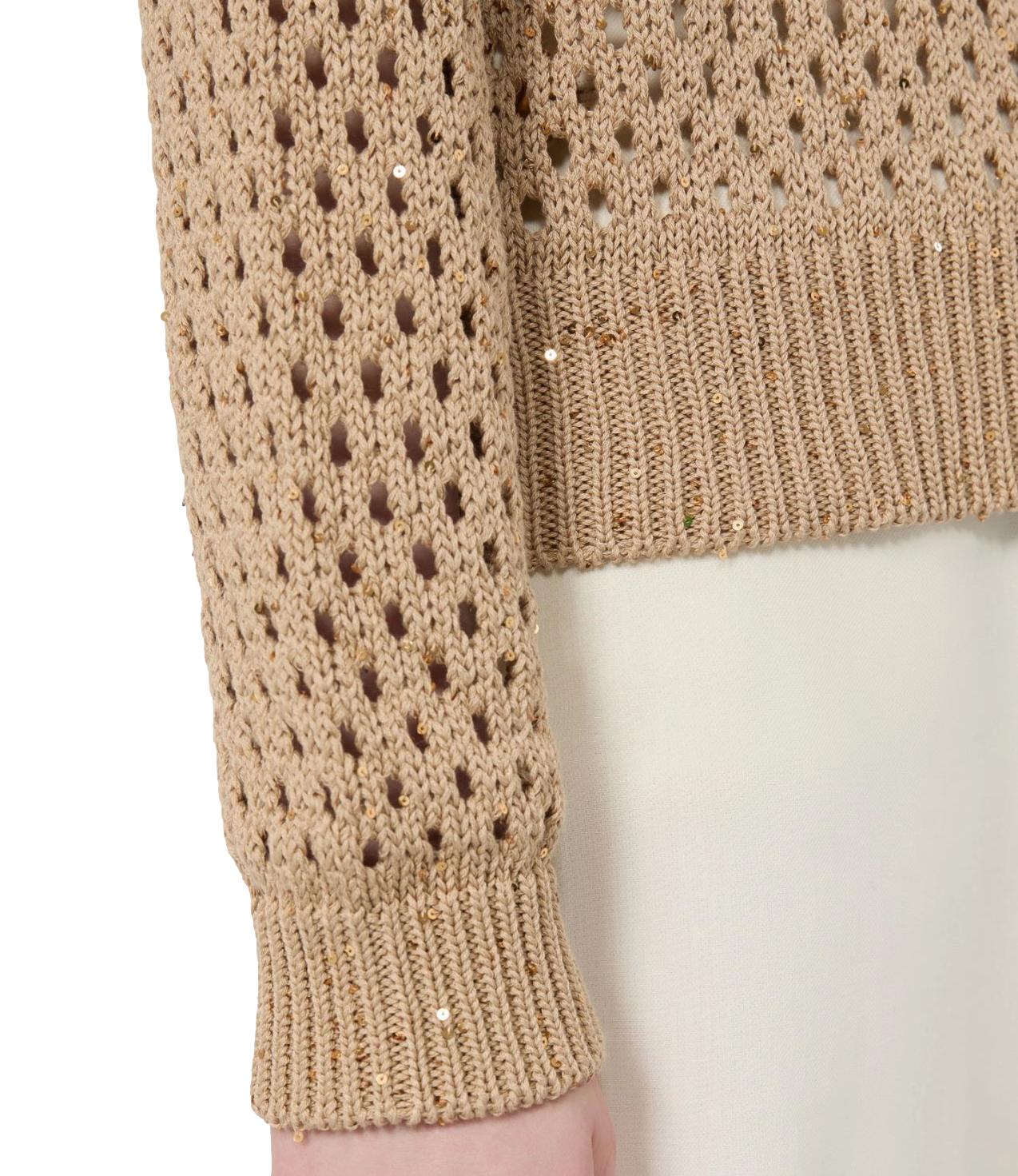 Max Mara Studio Maglia Mstgeyser Cammello Donna