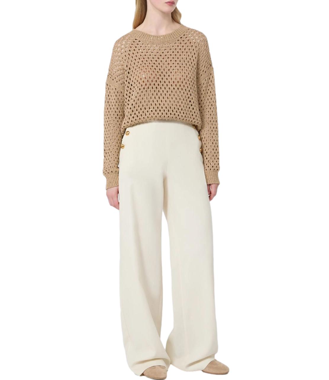 Max Mara Studio Maglia Mstgeyser Cammello Donna