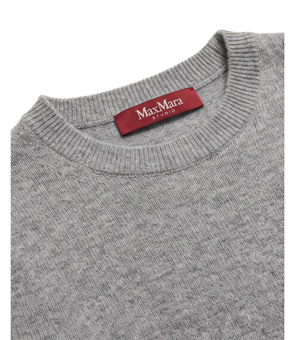 Pullover Mstfolk max mara studio grigio lana donna