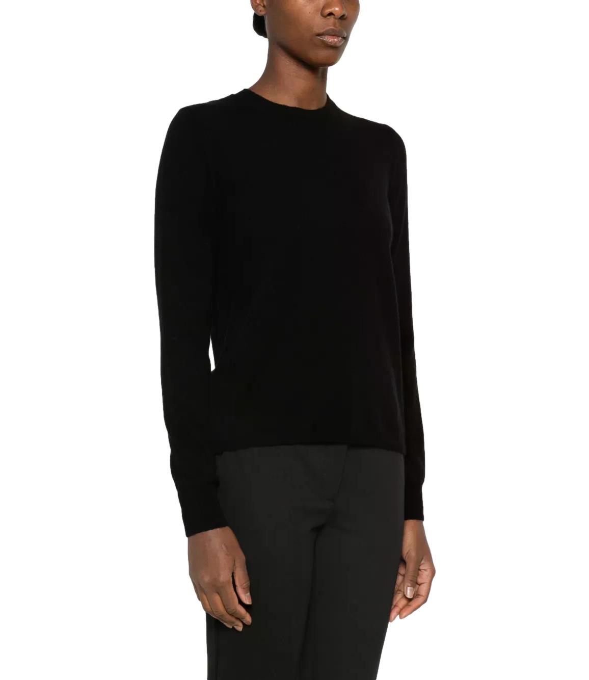 Mstfolk pullover nero girocollo