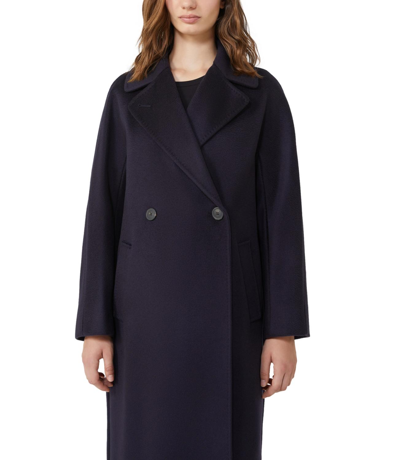 Max Mara Weekend Cappotto Wkdresina Blu Donna