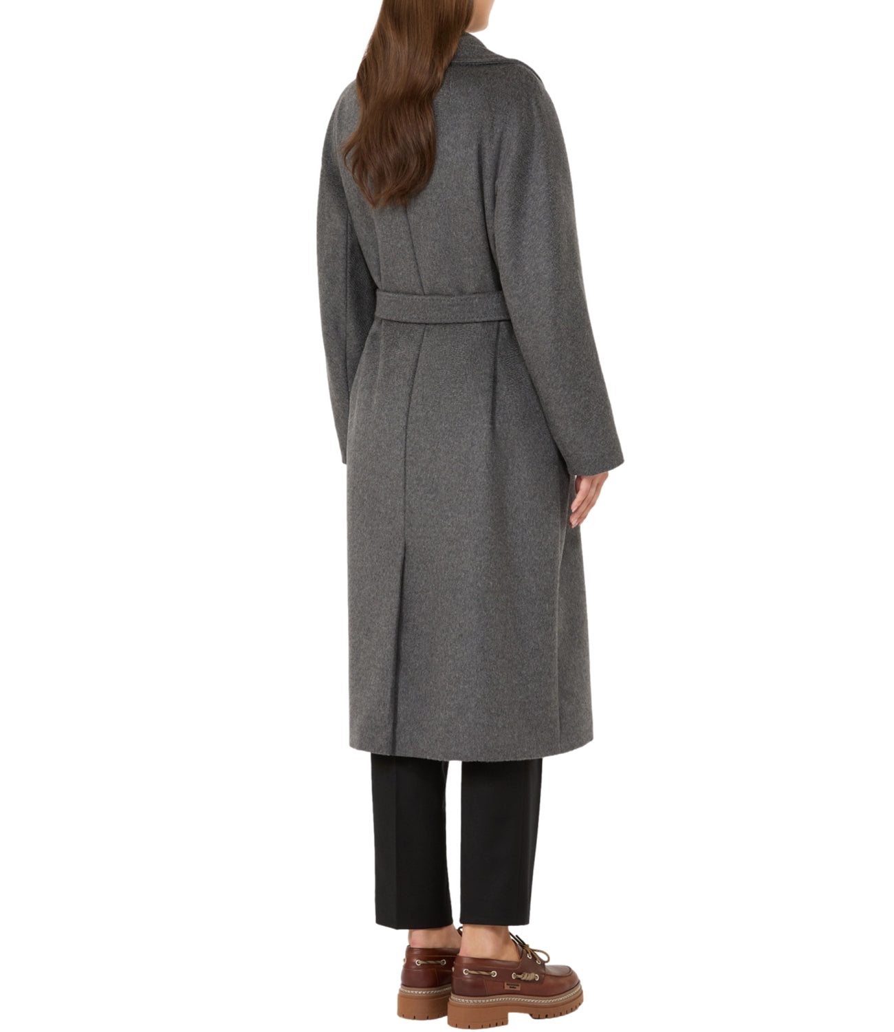 Max Mara Weekend Cappotto Wkdresina Grigio Melange Donna