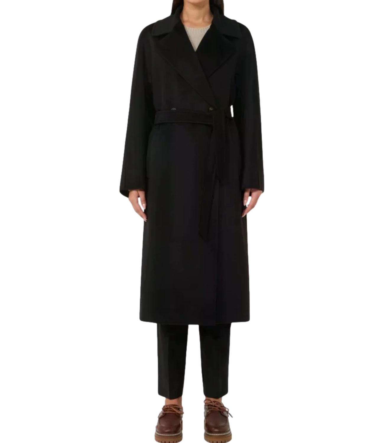 Max Mara Weekend Cappotto Wkdresina Nero Donna