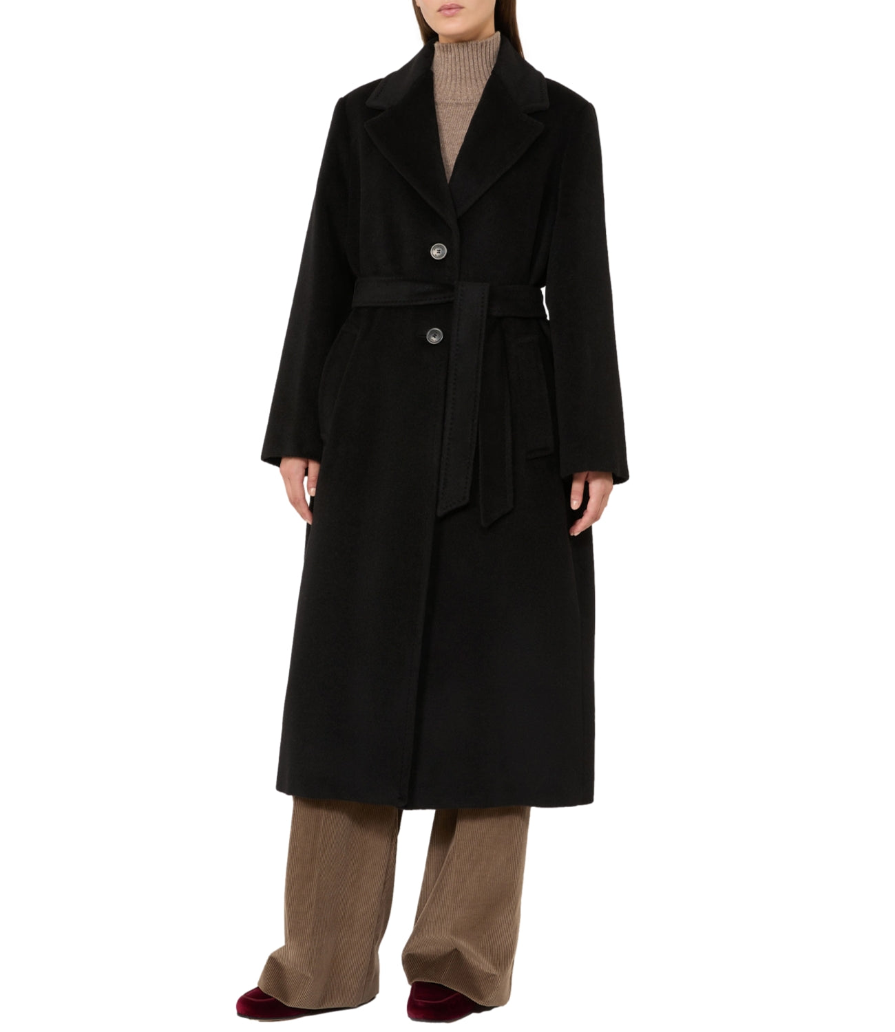 Max Mara Weekend Cappotto Wkdbronte Nero Donna