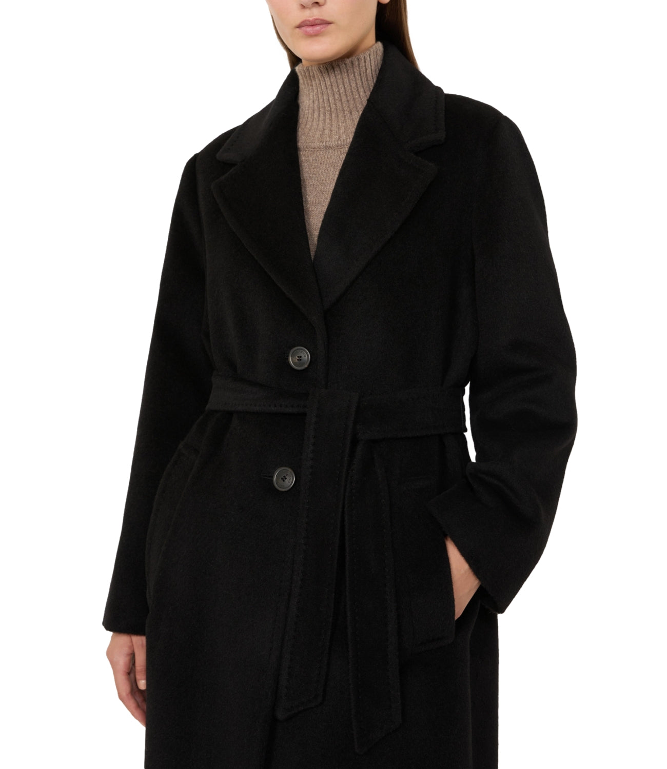 Max Mara Weekend Cappotto Wkdbronte Nero Donna