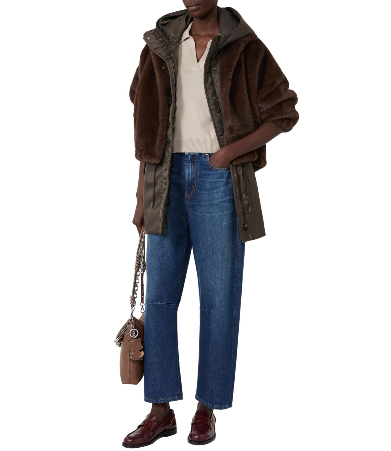 Max Mara Weekend Giaccone Wkdanemone Marrone Donna