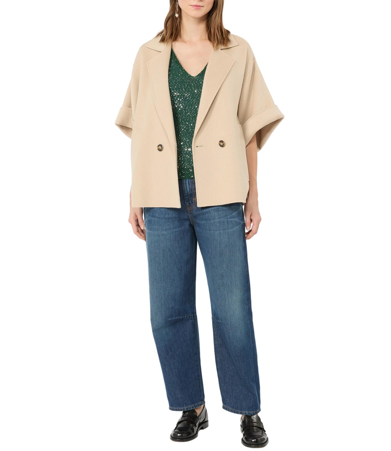 Max Mara Weekend Giaccone Wkdneo Sabbia Donna