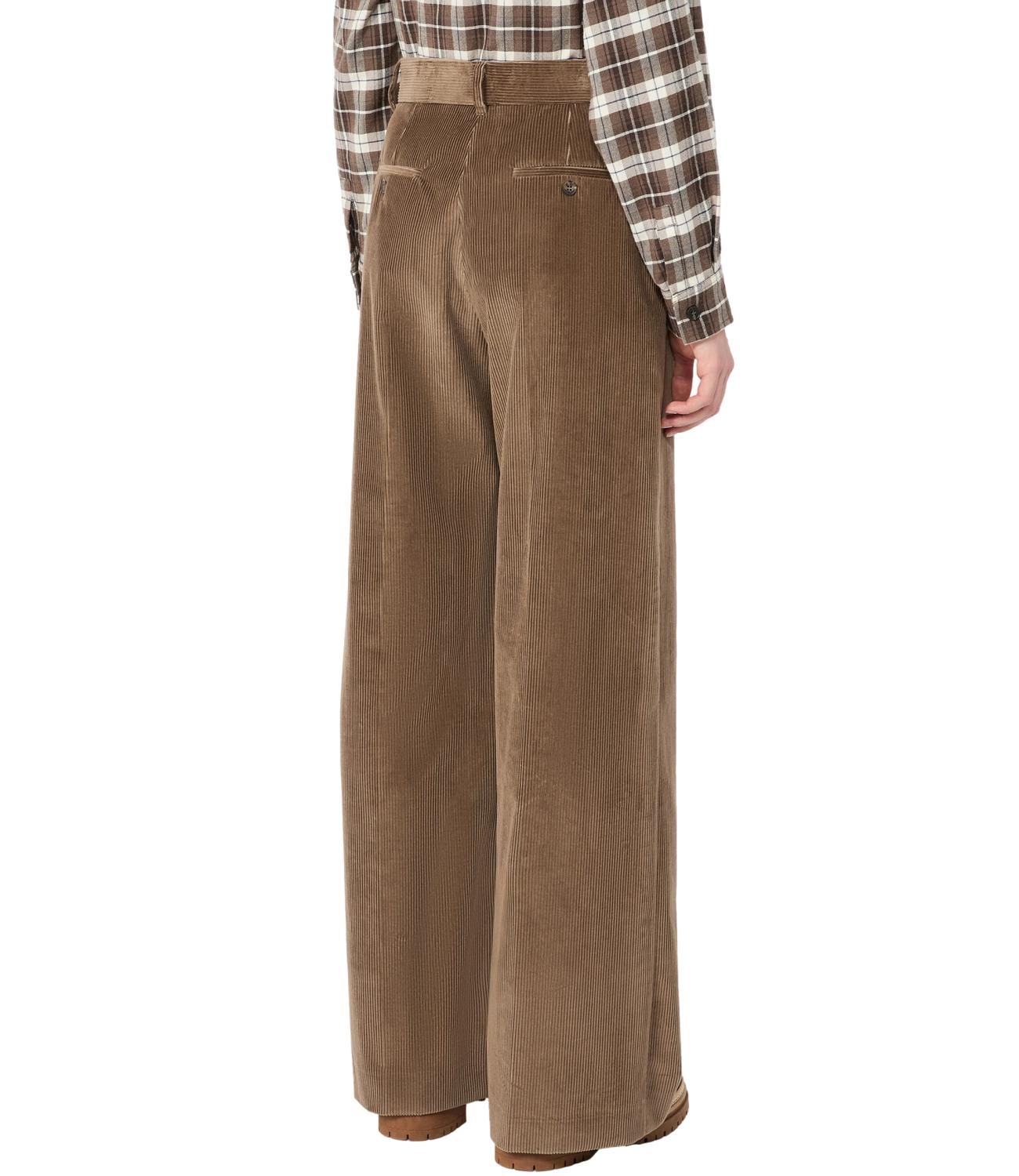 Max Mara Weekend Pantalone Wkdtania Marrone Chiaro Donna