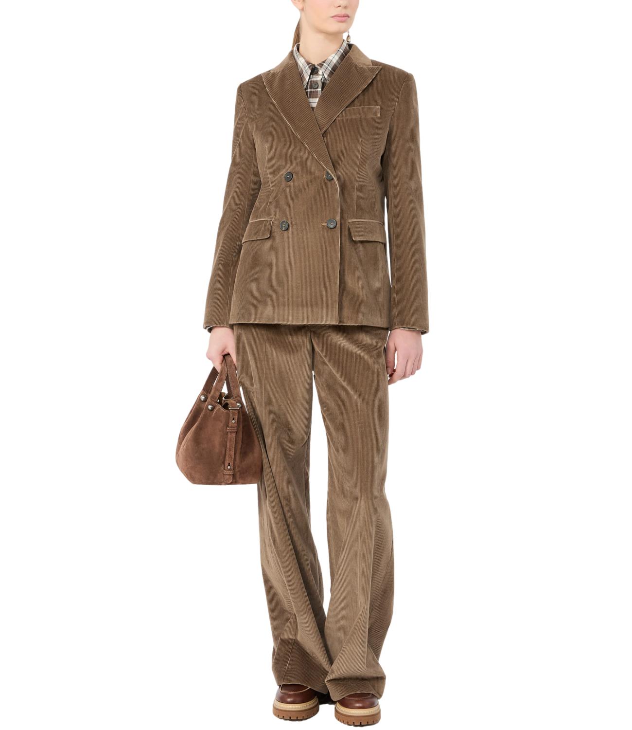 Max Mara Weekend Pantalone Wkdtania Marrone Chiaro Donna
