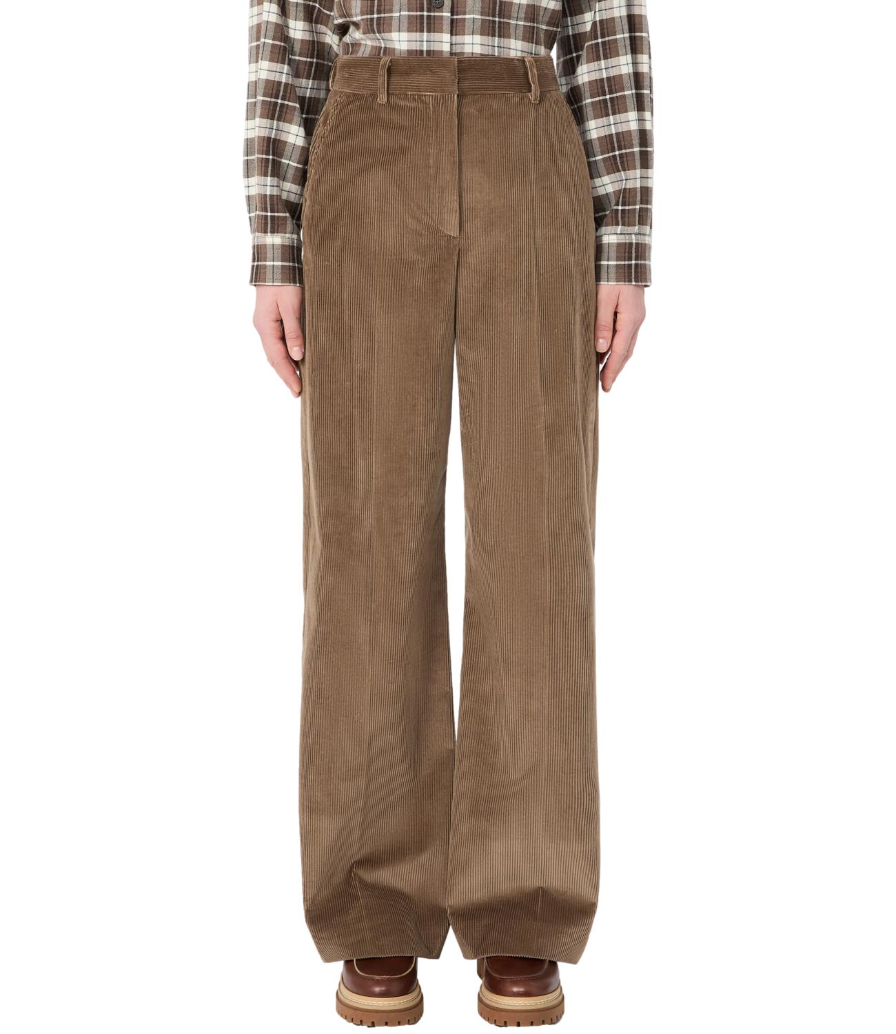 Max Mara Weekend Pantalone Wkdtania Marrone Chiaro Donna